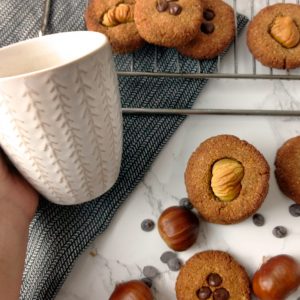 Galletas caseras de castañas